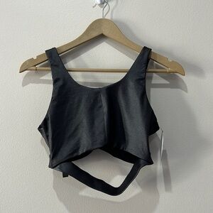 Victoria Sport Black Metallic Sports Bra in size M